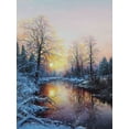 thumbnail image 2 of Cernov, Ivan 25x32 White Modern Wood Framed Museum Art Print Titled - Where February meets the Spring IV, 2 of 4
