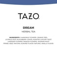 thumbnail image 4 of TAZO Dream Herbal Tea, Caffeine-Free, Tea Bags 20 Count, 4 of 8