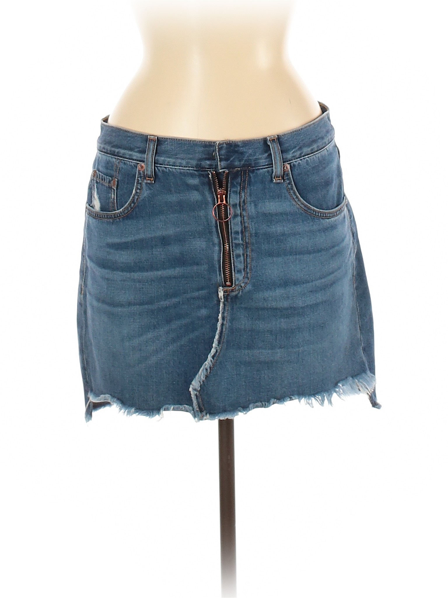 Rag & Bone - Pre-Owned Rag & Bone/JEAN Women's Size 29W Denim Skirt
