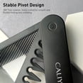 thumbnail image 3 of Folding Hair Comb for Men, Pocket Comb with Fine & Wide Tooth, Styling Comb for Travel and Everyday Grooming Combing Hair, Beard or Mustache, 3 of 8