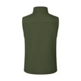 thumbnail image 4 of Miluxas Lightweight Vest for Men and Women Outerwear Zip Up Sleeveless No Hood Jacket Outdoor Work Travel Golf Vests Army Green L(L), 4 of 8