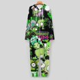 thumbnail image 6 of Invader Zim Unisex Onesie Pajamas Zipper Jumpsuit Hooded One Piece Sleepwear for Family Mens Womens, 6 of 8