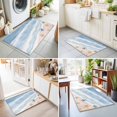 thumbnail image 4 of 2x3 Ft Entryway Area Rug, Blue Summer Beach Kitchen Rug Runner Washable Floor Mat, Coastal Waves Ocean Starfish Conch Non Slip Indoor Door Mat Throw Carpet for Bathroom Living Room Bedroom, 4 of 8