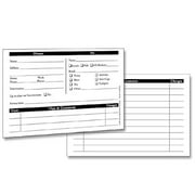 Customer Profile Card, 50-Pack