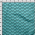 thumbnail image 3 of oneOone Silk Tabby Fabric Chevron Ikat Print Fabric BTY 42 Inch Wide, 3 of 4