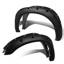 DNA Motoring Fender Flares for 2009 - 2019 Ram Truck 1500 Pocket Riveted (Matte Bump Texture) - 4 Pieces
