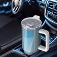 thumbnail image 6 of 40oz Tumbler with Handle and Straw, Vacuum Insulated Stainless Steel Travel Mug, Fits Car Cup Holder, Abstract Colorful Print, 6 of 6