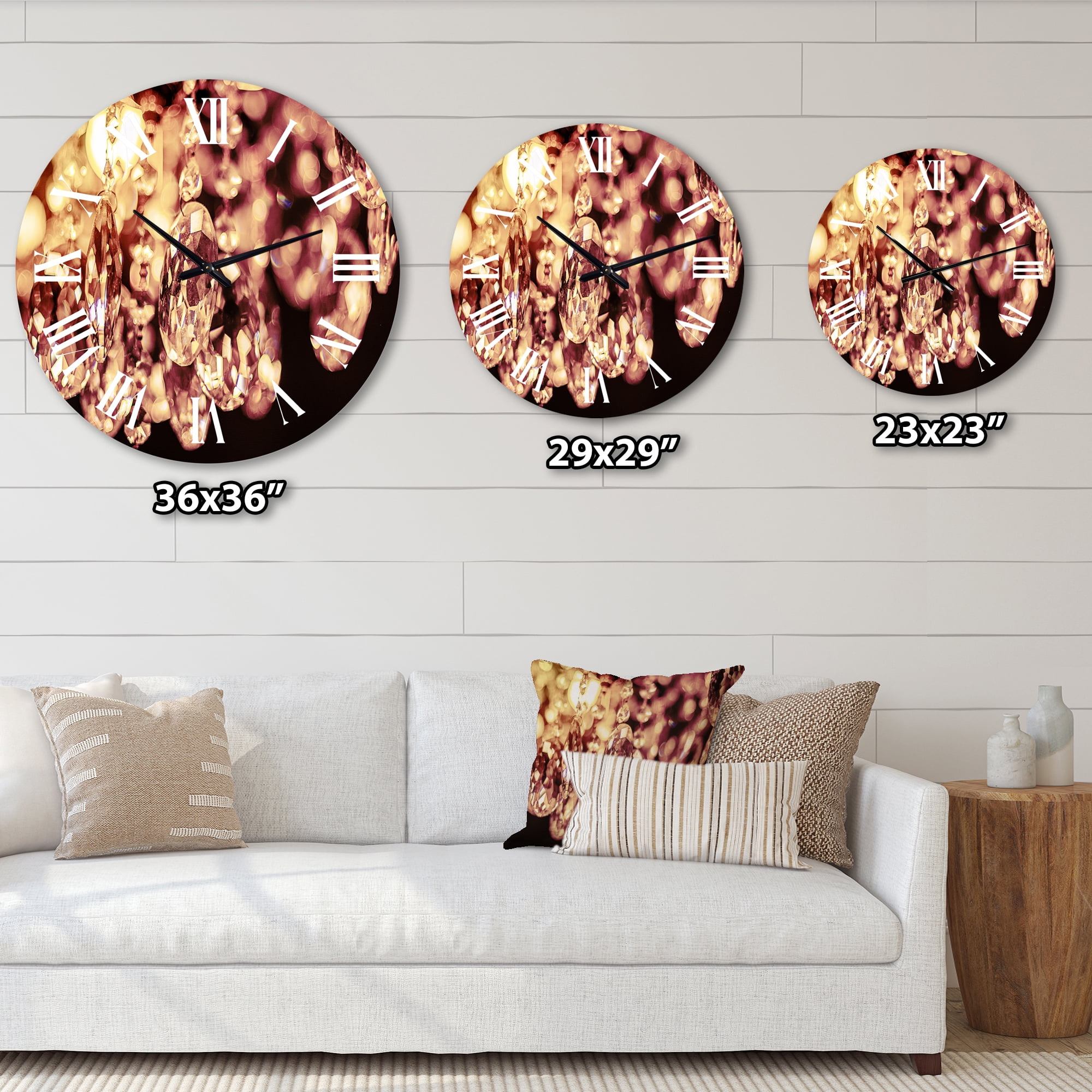 Designart 1 in Quartz Modern/Contemporary Wall Clock