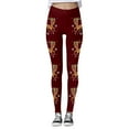 thumbnail image 3 of WILLBEST Leggings con Estampado de Renos Navideños para Mujer, Pantalones de Yoga de Cintura Alta, Mallas Deportivas Festivas, Cómodas Y Elásticas, Ropa Deportiva para Las Fiestas. Chica, 3 of 4