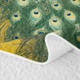 thumbnail image 5 of Erosebridal Gold Peony Peacock Twin Quilt Set,Vintage Bird Twin Coverlet Set For Girls,2 Pieces, 5 of 7