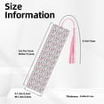 thumbnail image 3 of Kdxio Tulips Flowers Print Metal Tassel Bookmarks,Perfect Gift for Art Lovers and Bookworms Metal Bookmarks for Women, 3 of 8