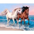 thumbnail image 1 of Taladro diamante pintura (DE2666) 5D DIY caballo corriendo completo punto de cruz bordado 45x60cm FLhrweasw Nuevo, 1 of 1