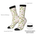 thumbnail image 4 of Hirioo Cute Rabbit Pattern Adult Middle Tube Socks Breathable Sock Non-Pilling,Contrasting Color Design, 4 of 6