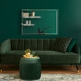 thumbnail image 4 of HOMCOM 39" x 27" Modern Wall Mirror, Mirror for Wall in Living Room, Bedroom, Champagne Silver, 4 of 9