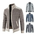thumbnail image 3 of Sarkoyar Zipper Closure Men Cardigan with Pocket Polyester Precisely Detail Men Sweater for Dating Wear, 3 of 8