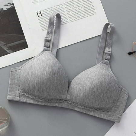 Xunlbb Wireless Casual Bras for Women Women s Lace Strapless Bra With No Steel Rings No Marks Gathered Cups Pregnant Women s Breastfeeding Underwear Daily Bra on Clearance S-2XL