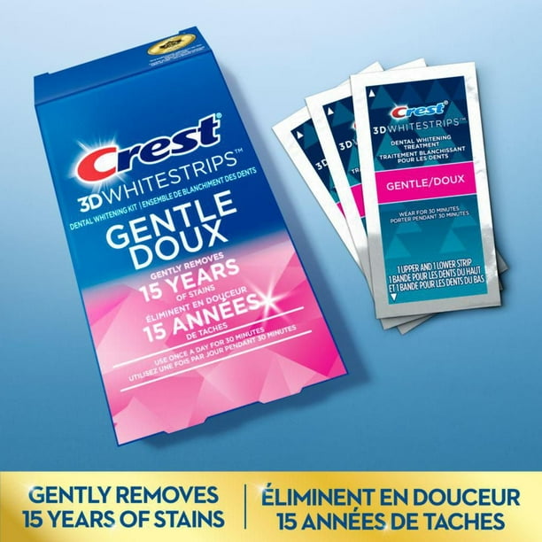 【タイムセール】クレスト　crest whitening Crest 3D Whitestrips 20 Professional Treatments with 10