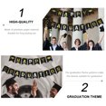 thumbnail image 3 of unbranded 1Ud Banner De Graduación En Papel Negro Para De Fiesta Con Duradero Y Reutilizable, 3 of 8