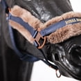 thumbnail image 3 of Royal Equestrian Fur Halter Navy Full, 3 of 4