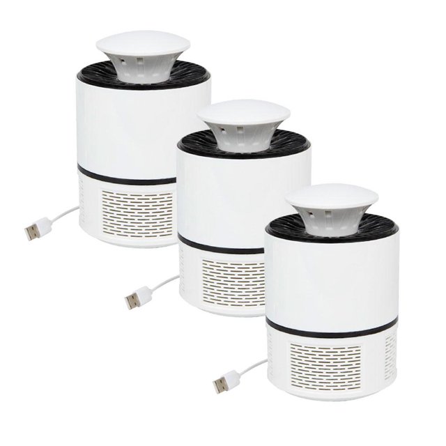 3pcs Usb Plástico De De s Inteligente Llevó Luces Del Colector De La Lámpara Soledad USB Smart Killer