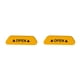 thumbnail image 2 of Kenally Pegatinas para puerta de coche, 4 Uds., marca de advertencia de seguridad Universal, cinta reflectante abierta, pegatina para casco de Type2 NO2 Kenally CBP103029, 2 of 5