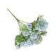 thumbnail image 5 of Decoración floral para el hogar Ramo de flores de rosas artificiales Boda Nupcial Tela de seda Ramo de flores falsas, Azul lago Eigraketly HA6621-04B, 5 of 6