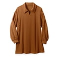 thumbnail image 2 of Woman Within Plus Size Blouson Sleeve Texture Tunic, 2 of 4