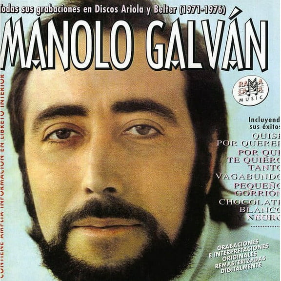 Manolo Galvan - Todas Sus Grabaciones (1971-1976) - Music & Performance - CD