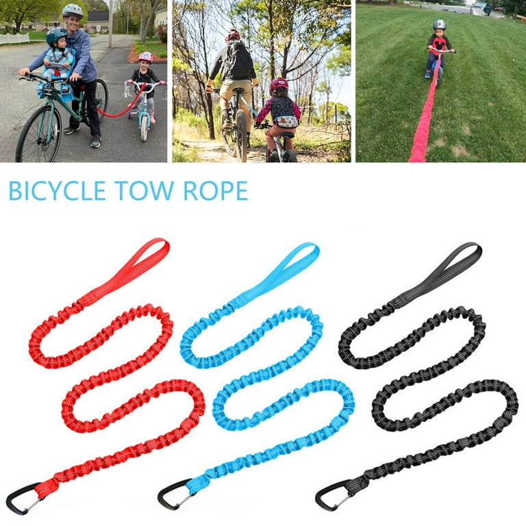 Fyeme 3M Bike Tow Rope for Kids, MTB & Cycling Stretch Pull Strap