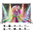 thumbnail image 3 of 2025 Latest Model Disco Background 80s 90s Party Background 120*80cm Colorful, 3 of 5