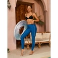 thumbnail image 6 of Sociala Women's Full Length Swim Pants with Pockets Tummy Control Swim Bottoms UPF 50+, 6 of 6