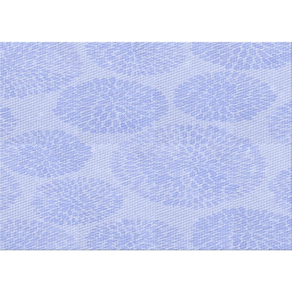 Ahgly Company Machine Washable Indoor Rectangle Transitional Heavenly Blue Area Rugs, 2' x 3'