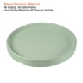 thumbnail image 3 of Unique Bargains 6' Ceramic Round Planter Saucer Flower Pot Drip Tray Coaster, Green 2 Pack, 3 of 5