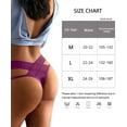 thumbnail image 4 of Pholeey Sexy Thongs Women Underwear 5 Pack Lace T BackG-Strings Female Bikini Panties, 4 of 6