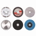 thumbnail image 1 of Kit de 6 Discos Corte 75 mm para Amoladora Angular 10 Diámetro, Hoja Circular Metal, Disco Lijado Plano y Almohadillas Lijado., 1 of 5