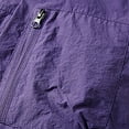 thumbnail image 5 of Dianli UPF100+ Thin Breathable Skin Coat, Long Sleeve Hooded Sun Protection Hoodie, Lightweight Anti UV Outdoor Sports Outwear for Men Purple XL, 5 of 8