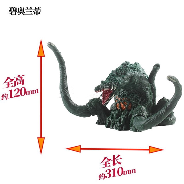 17-24cm Godzilla VS Kingkong de gran tamaño Gojira pegamento suave King Ghidorah figura de acción articulaciones móviles modelo juguetes para chico regalozhangyuxiang