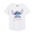 thumbnail image 1 of Lilo & Stitch - Camiseta Acuarela para Mujer (Blanco), 1 of 2