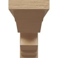 thumbnail image 2 of 6"W x 36"D x 12"H Thin Sheridan Rough Cedar Woodgrain TimberThane Corbel, Primed Tan, 2 of 6