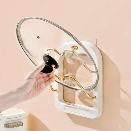 

Hadanceo Chopping Board Holder Hole Free Double Layers U-shaped Kitchen Storage Rack Space-saving Great for Household