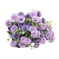 thumbnail image 2 of Ramo de hortensias artificiales realistas y reutilizables. Púrpura, 2 of 8