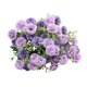 thumbnail image 2 of 20 cabezas de claveles artificiales para decoración de bodas y hogares Púrpura, 2 of 8