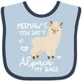 thumbnail image 3 of Inktastic Meemaw's You Say Alpaca My Bags Boys or Girls Baby Bib, 3 of 4
