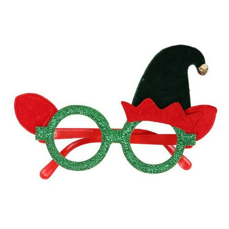 

ERTUTUYI Christmas Decoration Adult children Cartoon Party Glasses Frame Atmosphere