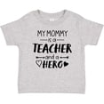 thumbnail image 3 of Inktastic My Mommy is a Teacher and a Hero Boys or Girls Baby T-Shirt, 3 of 5