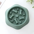 thumbnail image 1 of Comedero lento verde de 2 piezas para perros, comedero de alimentación lenta, comedero antitragantamiento para perros y gatos, promueve una alimentación saludable y una digestión lenta., 1 of 5