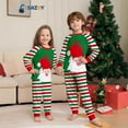 thumbnail image 3 of Ensemble de Pyjama de Noël Assorti pour la Famille Imprimé Rayé pour Enfants 7-13 Ans et Adultes, 3 of 8