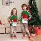 thumbnail image 3 of Europa y Estados Unidos 2024 nuevo pijama de rayas de Papá Noel para el hogar familiar de Navidad nuevo conjunto, 3 of 5