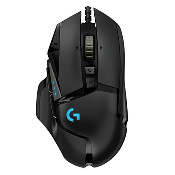 Carevas G502 HERO Wired Gaming with Adjustable Weights 25K HERO Sensor 25600DPI RGB 11 Programmable Keys Backlight Dual Mode Scroll Wheel