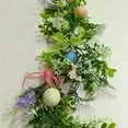 thumbnail image 7 of 71 Inch Easter Egg and Bow Decorative Garland, Colorful Spring Vines for Front Door, Mantel, Wall, and Indoor Outdoor Patio Holiday Decor, 7 of 7